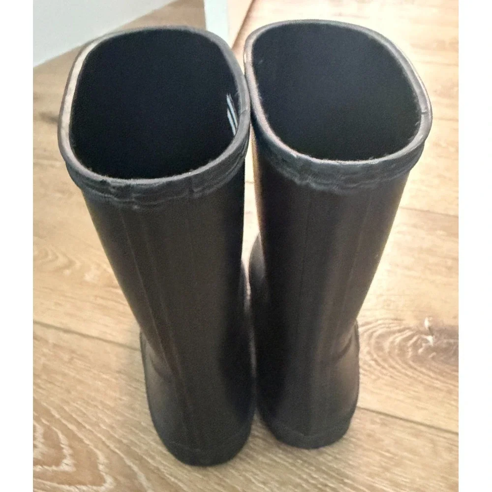 Hunter Kids First Classic Rain Boots Black Size 11 UK 10 Waterproof